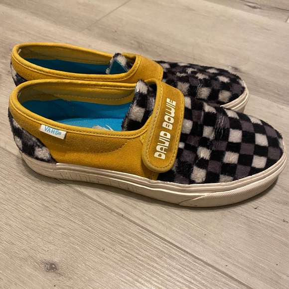 Vans Special Edition β¨ David Bowie π¨π»βπ€ Hunky Dory Checkers Slip-On 7 1/2 - Picture 1 of 10